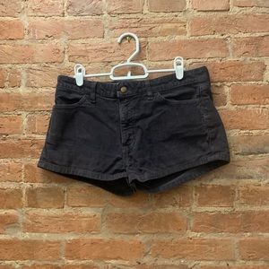 American Apparel Corduroy Mini Shorts